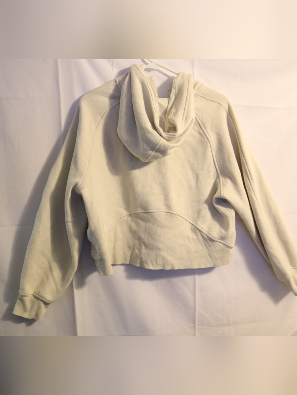 CRZ Yoga Fleece  Half Zip Pullover Sweatshirt Cream Size Small - Picture 4 of 9